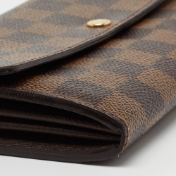 مملوكة مسبقًا محفظة لوي فيتون سارة كانفاس دامييه أيبين  