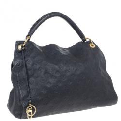 Pre Owned Louis Vuitton Black Empreinte Artsy Hobo MM