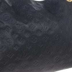 Pre Owned Louis Vuitton Black Empreinte Artsy Hobo MM