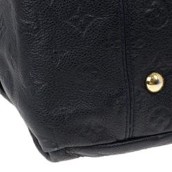 Pre Owned Louis Vuitton Black Empreinte Artsy Hobo MM