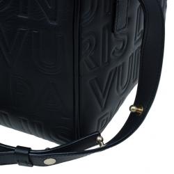 مملوكة مسبقًا Louis Vuitton Black Monogram Damier Speedy Cube Bag