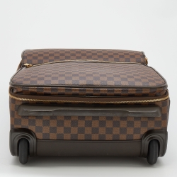 Pre Owned Louis Vuitton Damier Ebene Canvas Pegase Legere 55 Luggage