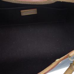 Pre Owned Louis Vuitton Amarante Monogram Vernis Roxbury Drive Bag