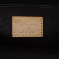 Pre Owned Louis Vuitton Amarante Monogram Vernis Roxbury Drive Bag