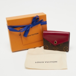 Louis Vuitton Fuchsia Monogram Canvas and Leather Zoe Wallet