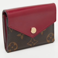 Louis Vuitton Fuchsia Monogram Canvas and Leather Zoe Wallet