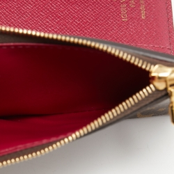 Louis Vuitton Fuchsia Monogram Canvas and Leather Zoe Wallet
