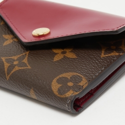 Louis Vuitton Fuchsia Monogram Canvas and Leather Zoe Wallet