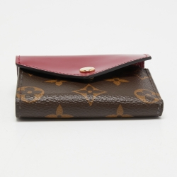 Louis Vuitton Fuchsia Monogram Canvas and Leather Zoe Wallet