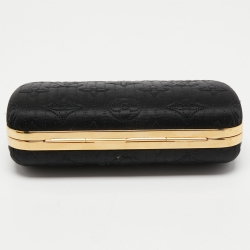 Pre Owned Louis Vuitton Monogram Satin Limited Edition Minaudiere Motard Clutch Bag