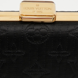 Pre Owned Louis Vuitton Monogram Satin Limited Edition Minaudiere Motard Clutch Bag