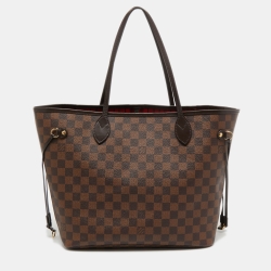 Louis Vuitton Brown Damier Ebene Canvas Neverfull MM Tote Bag