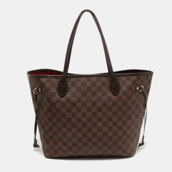 Louis Vuitton Brown Damier Ebene Canvas Neverfull MM Tote Bag