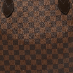Louis Vuitton Brown Damier Ebene Canvas Neverfull MM Tote Bag