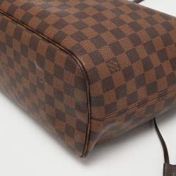 Louis Vuitton Brown Damier Ebene Canvas Neverfull MM Tote Bag