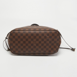 Louis Vuitton Brown Damier Ebene Canvas Neverfull MM Tote Bag