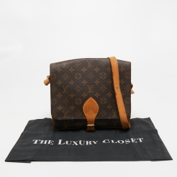 Pre Owned Louis Vuitton Monogram Canvas Cartouchiere GM Bag