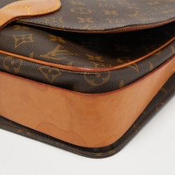 Pre Owned Louis Vuitton Monogram Canvas Cartouchiere GM Bag