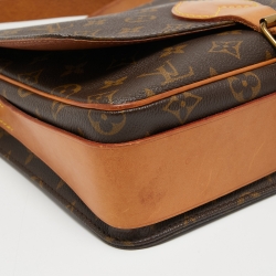 Pre Owned Louis Vuitton Monogram Canvas Cartouchiere GM Bag