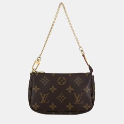 مملوكة مسبقًا Louis Vuitton Brown Monogram Mini Pochette Accessoires