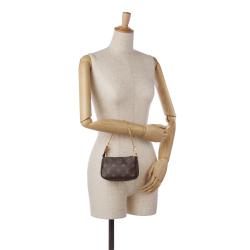 مملوكة مسبقًا Louis Vuitton Brown Monogram Mini Pochette Accessoires