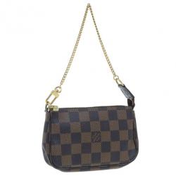 مملوكة مسبقًا Louis Vuitton Damier Ebene Canvas Pochette Mini