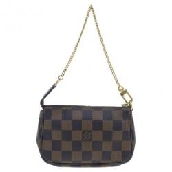 مملوكة مسبقًا Louis Vuitton Damier Ebene Canvas Pochette Mini