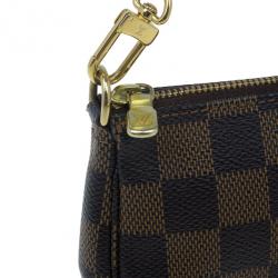 مملوكة مسبقًا Louis Vuitton Damier Ebene Canvas Pochette Mini