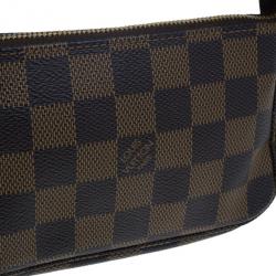 مملوكة مسبقًا Louis Vuitton Damier Ebene Canvas Pochette Mini