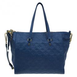 مملوكة مسبقًا Louis Vuitton Blue Monogram Leather Empreinte Lumineuse PM