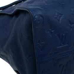 مملوكة مسبقًا Louis Vuitton Blue Monogram Leather Empreinte Lumineuse PM