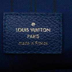 مملوكة مسبقًا Louis Vuitton Blue Monogram Leather Empreinte Lumineuse PM