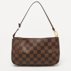 Pre Owned Louis Vuitton Damier Ebene Canvas Pochette Accessoires