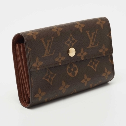 Pre Owned Louis Vuitton Monogram Canvas Alexandra Wallet