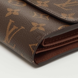 Pre Owned Louis Vuitton Monogram Canvas Alexandra Wallet