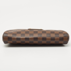 Pre Owned Louis Vuitton Damier Ebene Canvas Eva Pochette