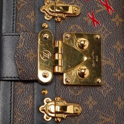 Pre Owned Louis Vuitton Monogram Canvas Petite Malle Bag