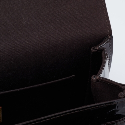Pre Owned Louis Vuitton Amarante Monogram Vernis Mirada Bag