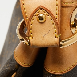 Pre Owned Louis Vuitton Monogram Canvas Galliera GM Bag
