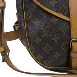 Pre Owned Louis Vuitton Monogram Canvas Saumur 43