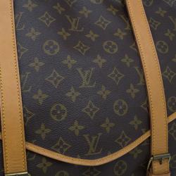 Pre Owned Louis Vuitton Monogram Canvas Saumur 43