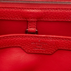 Pre Owned Louis Vuitton Scarlett Taurillon Leather Capucines PM Bag