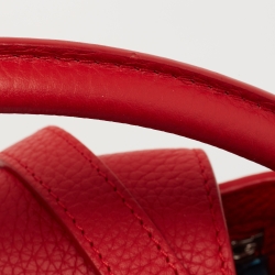 Pre Owned Louis Vuitton Scarlett Taurillon Leather Capucines PM Bag