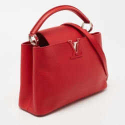 Pre Owned Louis Vuitton Scarlett Taurillon Leather Capucines PM Bag