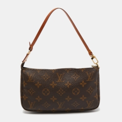 Pre Owned Louis Vuitton Monogram Canvas Pochette Accessoires Bag