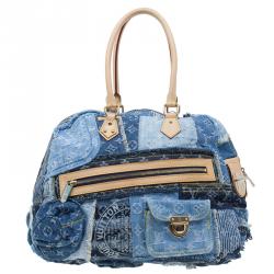 Louis Vuitton Blue Denim Bowly Limited Edition Shoulder Bag