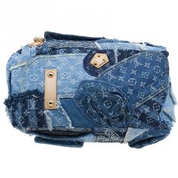 Louis Vuitton Blue Denim Bowly Limited Edition Shoulder Bag