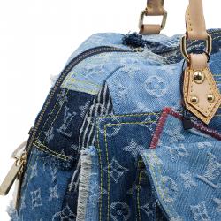 Louis Vuitton Blue Denim Bowly Limited Edition Shoulder Bag