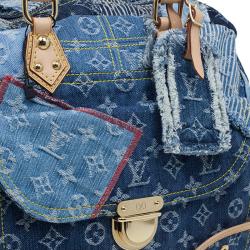 Louis Vuitton Blue Denim Bowly Limited Edition Shoulder Bag