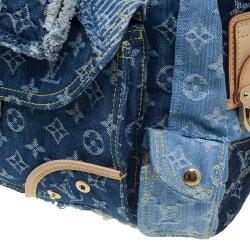 Louis Vuitton Blue Denim Bowly Limited Edition Shoulder Bag